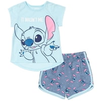 Set De Ropa Disney Lilo & Stitch Para Niñas Pequeñas De 5 Años, Azul
