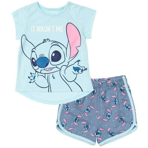 Set De Ropa Disney Lilo & Stitch Para Niñas Pequeñas De 5 Años, Azul