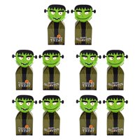 Magideal - 10 Cajas De Dulces De Halloween, Cajas De Regalo, Cajas De Embalaje De Dulces Decorativas, Cajas Pequeñas De Cartón Para Golosinas, Cajas De Golosinas Gigante Verde