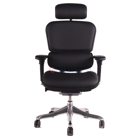 Silla ERGOHUMAN Elite 2 Cuero Negro con cabecero