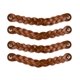 thumbnail image 1 of Tiradores de cuero trenzado Brute Strength color cognac de 20 cm, 1 of 9