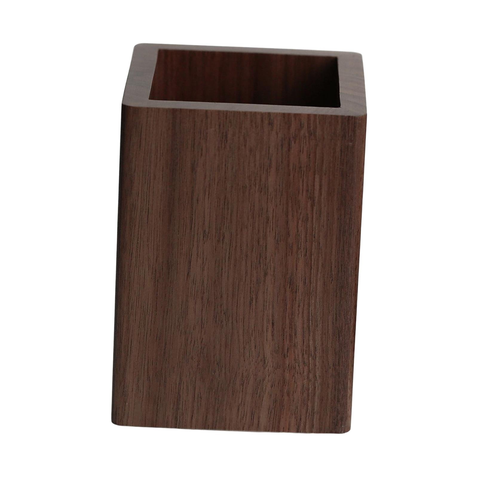 Magideal - Escritorio De Madera Portalápices Soporte De Lápices Soporte De Exhibición De Contenedores Soporte De Materiales De Escritura Misceláneas Titulares De