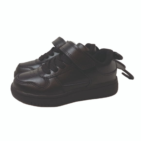 Zapato Escolar Niño Velcro Negro 29