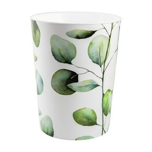 Decoexpress - Papelero Sun Blanco Hojas 6Lt Verde