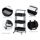 thumbnail image 2 of Carrito Organizador Belug Almacenamiento 3 Niveles Con Ruedas negro, 2 of 5