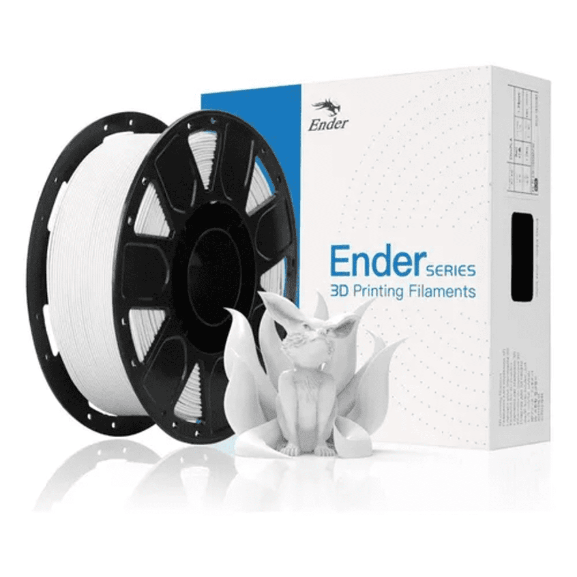 Genérico - Pack 2 Filamentos Pla Ender 1 Kg 1.75 Mm Blanco