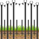 thumbnail image 1 of Postes para luces de guirnalda AHRLHR de metal, 3 m, paquete de 6, con punta en horquilla, 1 of 7