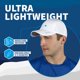 thumbnail image 4 of Gorra para correr TrailHeads con protección UV, ligera, blanca, para hombre, 4 of 6
