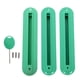thumbnail image 4 of 3 Sets Tri Box Surfing SUP Surfboard Fin Plug Set Con Tornillo Verde, 4 of 5