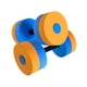 thumbnail image 2 of Mancuernas para ejercicios acuáticos, mancuernas flotantes de EVA, pesas portátiles para natación, fitness en piscina, entrenamientos de aeróbic acuát Naranja Azul, 2 of 5