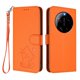 thumbnail image 1 of Xiaomi 17 Ultra Funda Billetera con Estampado de Gato, Naranja, 1 of 6