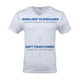 thumbnail image 3 of Camiseta Gildan con cuello en V para hombre G1103 blanca talla L (paquete de 6), 3 of 6