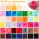 thumbnail image 2 of Kit de inicio de fieltro con aguja Mayboos Wool Roving, juego de 40 colores, 2 of 7