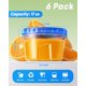 thumbnail image 2 of Contenedores para Alimentos BiuLeon Paquete de 6 de 500 ml libres de BPA, 2 of 7