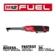 thumbnail image 3 of Ratchet Milwaukee M12 FUEL 3/8, alcance extendido, 35 pies-libras, 3 of 7