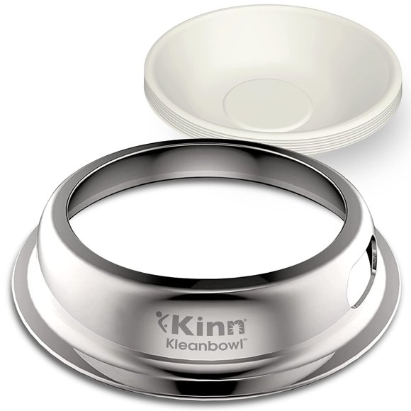 Cuenco para mascotas Kinn 680 ml con marco de acero inoxidable (1 unidad)