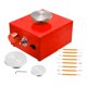 thumbnail image 5 of Mini Máquina De Rueda De Cerámica, Artesanía Eléctrica En Arcilla, Para Arcilla Que Forma Rojo, 5 of 5
