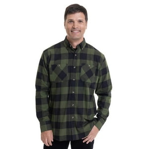 Kotting - Camisa Villela Fantasía Verde Musgo Verde Oscuro 43