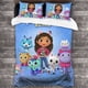 thumbnail image 1 of Gabby's Dollhouse Bedding Set Bed Set Aldult Kid Bedroom Duvetcover Sets 3-Piece Bedding Set (1 Duvet Cover + 4362 Pillow Shams) Bed Sheets, 1 of 3