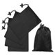 thumbnail image 1 of Uxcell 5Pcs Bolsa con Cordón de Poliéster 210D con Cierre, Bolsa de Almacenamiento de Viaje Impermeable de 6 x 8 Pulgadas Saco Plegable para Gimnasio Viaje Senderismo Yoga Organizador de Ropa, Negro, 1 of 7