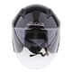thumbnail image 3 of Casco De Motocicleta 3/4 Abierto Para Visera De Cara Completa Negro Brillante L, 3 of 5