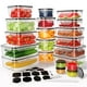 thumbnail image 1 of Recipientes Herméticos Para Almacenar Alimentos 40 Unidades Con Tapas Sin Bpa, 1 of 3