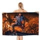thumbnail image 1 of Eddie Munson Toalla de playa de secado rápido con diseño temático, regalo para mujeres y niñas, ideal para cumpleaños, fans, amantes de la música, uso en la playa o al aire libre, 78 × 180 cm, 1 of 6