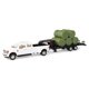 thumbnail image 1 of Camioneta Ford de juguete con remolque de cuello de cisne John Deere, 1 of 3