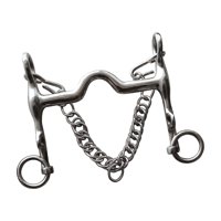 Ioensy - Bocado De Acero Inoxidable Para Caballos, Equipo De Entrenamiento Para Exteriores