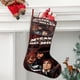 thumbnail image 2 of McCabe y la Señora Miller Tema: Calcetines de Navidad, fino lino blanco para colgar en escaleras y chimenea, decoración navideña para el hogar, regalo de Navidad.54cm×38cm, 2 of 5