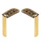 thumbnail image 2 of 1 par hombres punk rock estrella borla hombro epaulette traje accesorio oro, 2 of 3