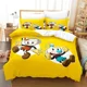 thumbnail image 1 of Cartoon Mugman Cuphead Bedding Set Duvet Cover Bed Set Quilt Cover Pillowcase Comforter Boys Adult Bedding Set Bed Sheets, 1 of 5