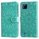 thumbnail image 4 of Funda tipo cartera FOXDOCK para Realme C11 , diseño girasol en relieve, cuero PU, cierre magnético, soporte y tarjetero, 4 of 5