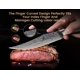 thumbnail image 4 of Juego de cuchillos para carne CoquuSaid con bloque, 8 piezas con afilador, 4 of 6