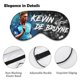 thumbnail image 3 of Kevin De Bruyne Antifaz para dormir, máscara de ojos para dormir con correas ajustables, antifaz de poliéster opaco, bloquea la luz para reducir la hinchazón ocular, regalo de viaje, 3 of 6