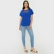 thumbnail image 4 of Polera Mujer Escote Macramé Azul Corona, 4 of 5