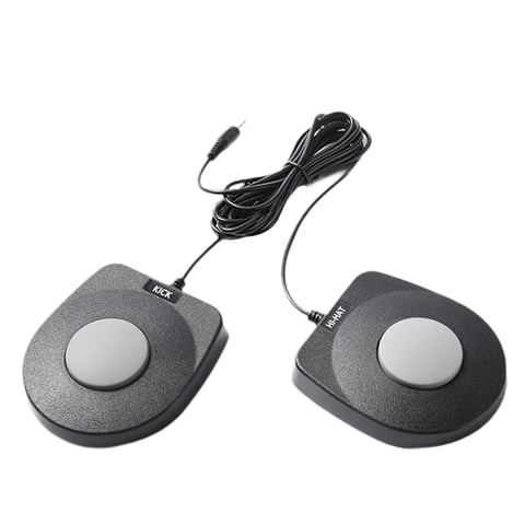 Bothyi - Pedal De Sostenido Pedal De Sostenido De Piano Portátil Para Teclados Tambor Pianos Digitales Interfaz 3.5 Doble