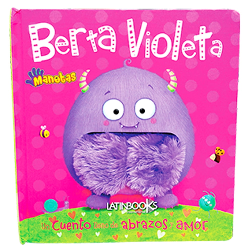 Zig-zag - Libro Manotas - Berta Violeta / 8 Páginas De Cartón, De 24 X 25,5 Cm. Tapa De Cartón Con Títere De Peluche