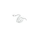 thumbnail image 1 of Ear Cuff LP3346-9/1 Lotus Silver Mujer Ear Party, 1 of 2