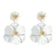 thumbnail image 3 of Pendientes Colgantes De Flores Pendientes De Tuerca Para Compromiso Día De San Valentín Mujer, 3 of 5