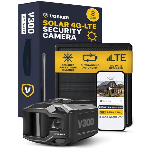 Cámara de seguridad Vosker V300 Solar 4G-LTE 15000mAh
