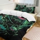 thumbnail image 1 of Bulbasaur Bed Duvet Cover Funny Anime Cartoon Bedding Sets Lightweight 3 Piece Comforter Sets, 1 of 5