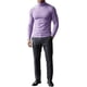 thumbnail image 2 of INSPIRE CHIC Camiseta de Cuello Alto de Manga Larga para Hombre Ajuste Ceñido Camiseta Térmica Suave XL Púrpura, 2 of 6