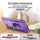 thumbnail image 5 of Para Samsung Galaxy S25+ 5G Funda con Soporte de Anillo Metálico de Rotación de 360° [Soporte Magnético para Auto] a Prueba de Golpes Resistente Protección de Cuerpo Completo de Alta Resistencia a, 5 of 9