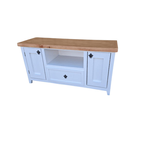 Rack Rustico Rieti Blanco Bicolor