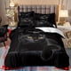 thumbnail image 1 of 3pcs Fashion Duvet Cover Set, Black Cat Pattern Bedding Set, Soft Comfortable Breathable Duvet Cover, For Bedroom Guest Room Dorm Decor (1*Duvet Cover + 2*Pillowcase, Without Core), 1 of 3