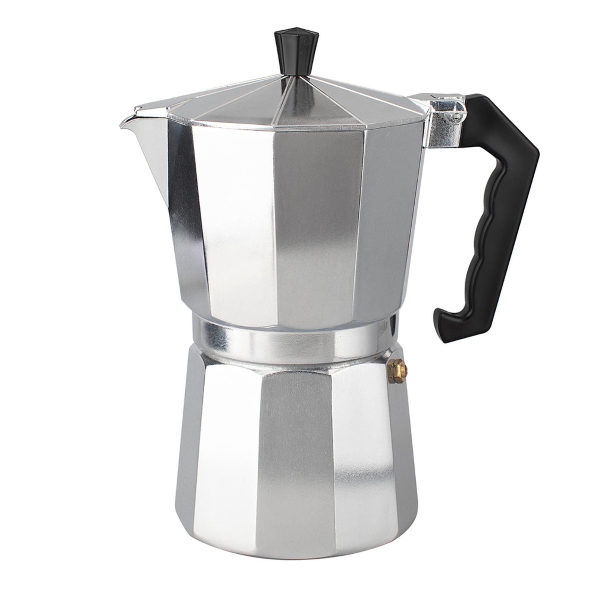 Mainstays - Cafetera Italiana 450Ml Plateado