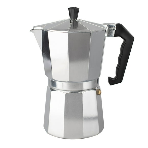 Cafetera Italiana 450ML 1 Pieza Aluminio Plateado
