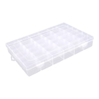 Magideal - Caja De Almacenamiento De Hilo De Coser, Soporte Para Hilo De Coser, Bolsa De Transporte, Compartimentos, Organizador, Equipo De Pesca Portátil, Caja , 36 Celdas
