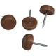 thumbnail image 4 of Deslizadores Para Muebles De 1 Marrones Con Clavo Paquete De 20, 4 of 5
